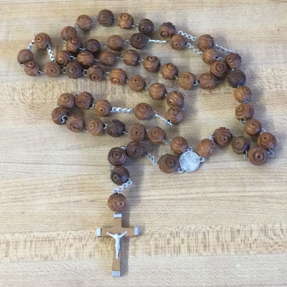 Vintage Handmade One Of Kind Catholic Prayer Rosary